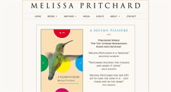 Desktop Screenshot of melissapritchard.com